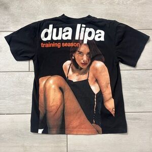 Official Dua Lipa Training Season Black Graphic Tee